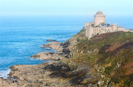 Fort-la-Latte or Castle of La Latte (Brittany, France). Built in the 13th century Stock Photo - Budget Royalty-Free & Subscription, Code: 400-07898012