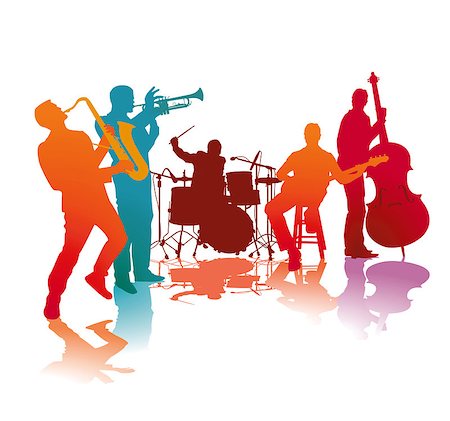 party sax images - Jazz band Stock Photo - Budget Royalty-Free & Subscription, Code: 400-07898433