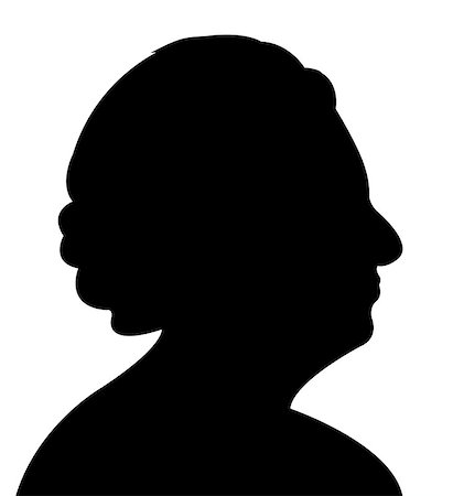 lady head silhouette vector Foto de stock - Super Valor sin royalties y Suscripción, Código: 400-07898447