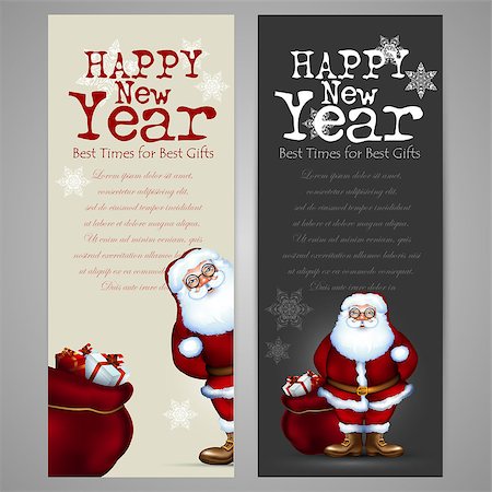set of christmas labels, this illustration may be useful as designer work Fotografie stock - Microstock e Abbonamento, Codice: 400-07898564