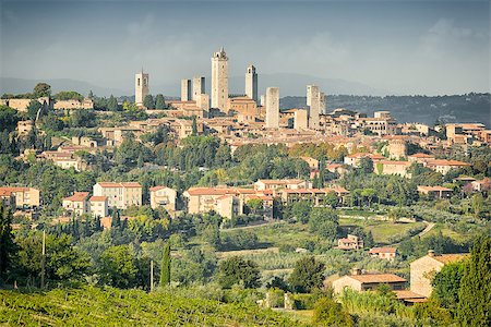 simsearch:400-07212378,k - An image of the towers of San Gimignano in Italy Stock Photo - Budget Royalty-Free & Subscription, Code: 400-07899775