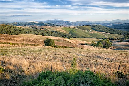 simsearch:400-07296321,k - A beautiful landscape near Pienza Tuscany Italy Foto de stock - Super Valor sin royalties y Suscripción, Código: 400-07899801