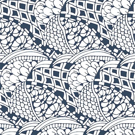 simsearch:400-07836785,k - Black and white seamless pattern in doodle style. Vector illustration. Stock Photo - Budget Royalty-Free & Subscription, Code: 400-07904081