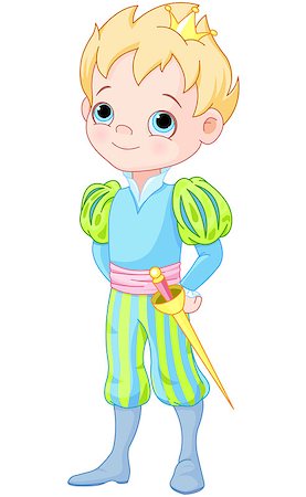 simsearch:400-08379327,k - Illustration of very cute prince Stock Photo - Budget Royalty-Free & Subscription, Code: 400-07904183