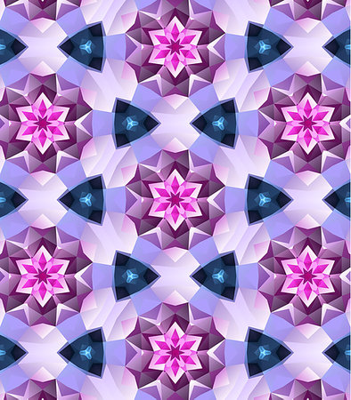 Vector kaleidoscope pattern background, Abstract triangles background Photographie de stock - Aubaine LD & Abonnement, Code: 400-07904440