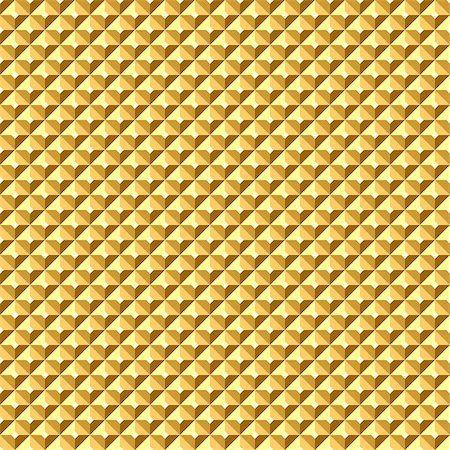 embossed seal - Seamless golden geometric relief texture. Vector art. Stock Photo - Budget Royalty-Free & Subscription, Code: 400-07902663