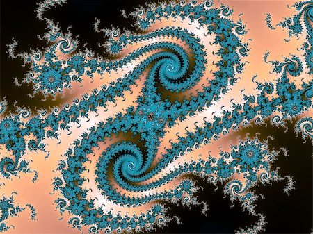 simsearch:400-07892008,k - Digital computer graphic - rendering. Abstraction fractal background worth spiral for design. Photographie de stock - Aubaine LD & Abonnement, Code: 400-07902869