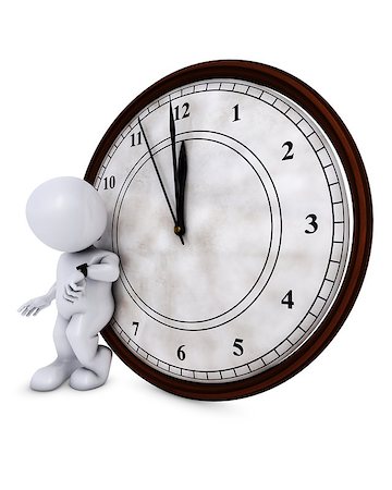 simsearch:400-07902525,k - 3D Render of Santa Morph Man with clock before midnight Foto de stock - Super Valor sin royalties y Suscripción, Código: 400-07902940