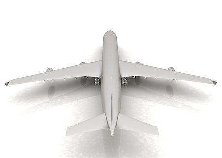 simsearch:400-07933124,k - Airplane on a white background Stock Photo - Budget Royalty-Free & Subscription, Code: 400-07915047