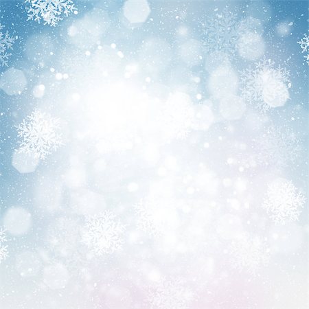 simsearch:400-07299338,k - Blurred bokeh christmas background with snowflakes Photographie de stock - Aubaine LD & Abonnement, Code: 400-07915167