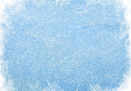 Blue wood texture with snow christmas background Stock Photo - Budget Royalty-Free & Subscription, Code: 400-07915333