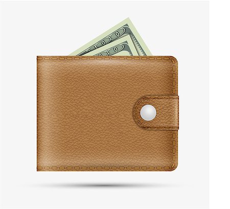 Purse With Money Stock Photo - Budget Royalty-Free & Subscription, Code: 400-07916144