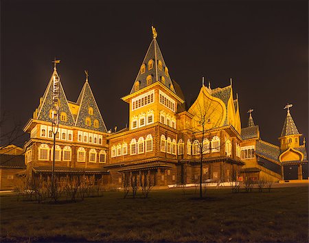 simsearch:400-05705183,k - Night shot of Russian historical building Stock Photo - Budget Royalty-Free & Subscription, Code: 400-07917160