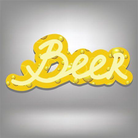 simsearch:400-07828997,k - beer bubble text on grey background Stock Photo - Budget Royalty-Free & Subscription, Code: 400-07918419