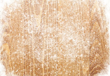 Old wood texture with snow christmas background Stock Photo - Budget Royalty-Free & Subscription, Code: 400-07919344