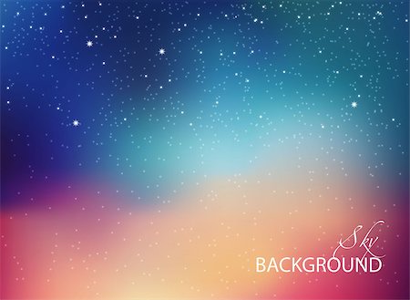 simsearch:400-09222146,k - Abstract background. Night sky vector illustration Stock Photo - Budget Royalty-Free & Subscription, Code: 400-07919529