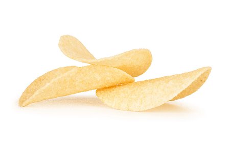 simsearch:400-06700713,k - Potato Chips Isolated on White Background Photographie de stock - Aubaine LD & Abonnement, Code: 400-07919674