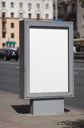 simsearch:400-08153824,k - Blank vertical billboard. Clipping path. Shallow depth of field. Stock Photo - Budget Royalty-Free & Subscription, Code: 400-07924031