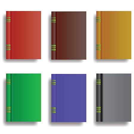 simsearch:400-06393675,k - colorful illustration  with set of books on white background Stock Photo - Budget Royalty-Free & Subscription, Code: 400-07924513