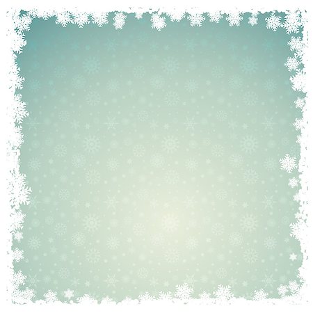 snow border - Christmas background with a snowflake border Stock Photo - Budget Royalty-Free & Subscription, Code: 400-07924987