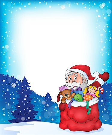 simsearch:400-07221216,k - Christmas outdoor topic 2 - eps10 vector illustration. Photographie de stock - Aubaine LD & Abonnement, Code: 400-07925022