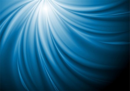 Abstract blue swirl wave background. Vector design Photographie de stock - Aubaine LD & Abonnement, Code: 400-07925554