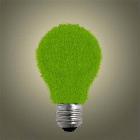 simsearch:400-07464142,k - Light bulb made of green grass, ecological concepts Foto de stock - Super Valor sin royalties y Suscripción, Código: 400-07920495