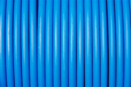 photo of close-up blue cable stored on reel Photographie de stock - Aubaine LD & Abonnement, Code: 400-07920755