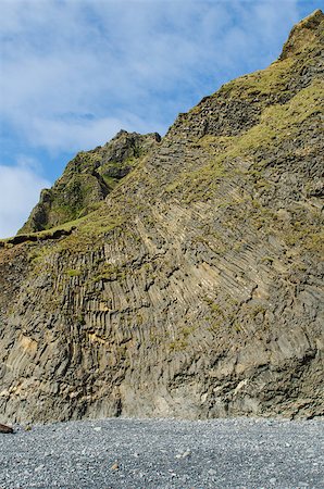 dyrholaey - Basalt formations near Vik in southern Iceland Stock Photo - Budget Royalty-Free & Subscription, Code: 400-07921755