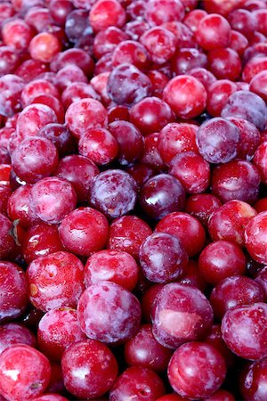 Fresh organic plum fruit background, photo taken at local farmers market, in New York City Stock Photo - Budget Royalty-Free & Subscription, Code: 400-07922129