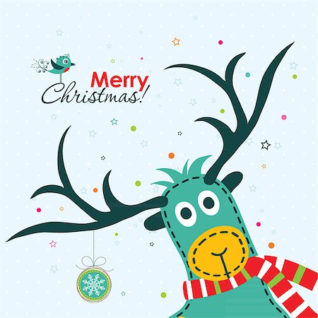 scrapbook cards christmas - Christmas greeting card, vector illustration Photographie de stock - Aubaine LD & Abonnement, Code: 400-07922941