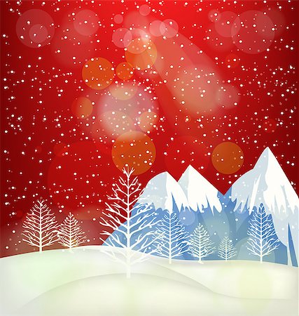 Winter Background Stock Photo - Budget Royalty-Free & Subscription, Code: 400-07923095