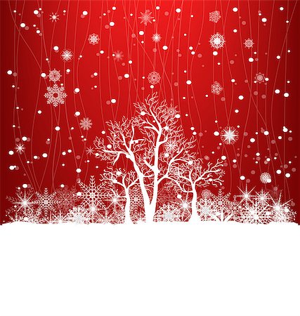 Winter Background Stock Photo - Budget Royalty-Free & Subscription, Code: 400-07923100