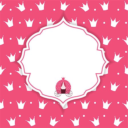 Princess Crown  Background Vector Illustration. EPS10 Stock Photo - Budget Royalty-Free & Subscription, Code: 400-07923734