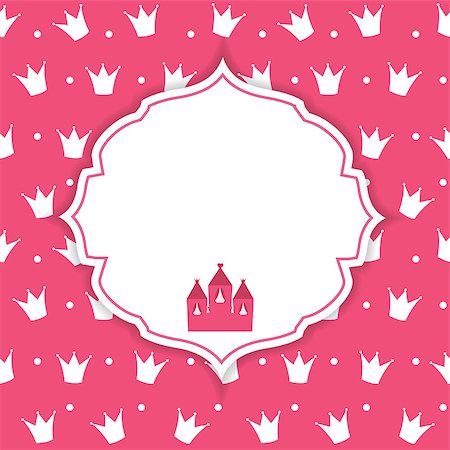 Princess Crown  Background Vector Illustration. EPS10 Stock Photo - Budget Royalty-Free & Subscription, Code: 400-07923733