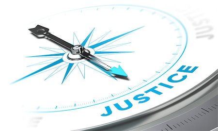 simsearch:400-08184863,k - Compass with needle pointing the word justice, white and blue tones. Background image for illustration of law Photographie de stock - Aubaine LD & Abonnement, Code: 400-07934164