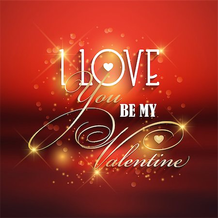 simsearch:400-06528675,k - Valentine's day background with typography design Stockbilder - Microstock & Abonnement, Bildnummer: 400-07936409