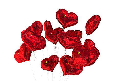 simsearch:400-07936959,k - i love you against heart balloons Foto de stock - Royalty-Free Super Valor e Assinatura, Número: 400-07936970