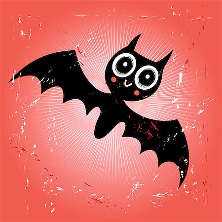 simsearch:400-07933418,k - graphic bat for Halloween Photographie de stock - Aubaine LD & Abonnement, Code: 400-07933163