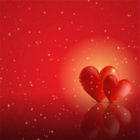 simsearch:400-06528675,k - Decorative hearts background for Valentine's Day Stockbilder - Microstock & Abonnement, Bildnummer: 400-07933520