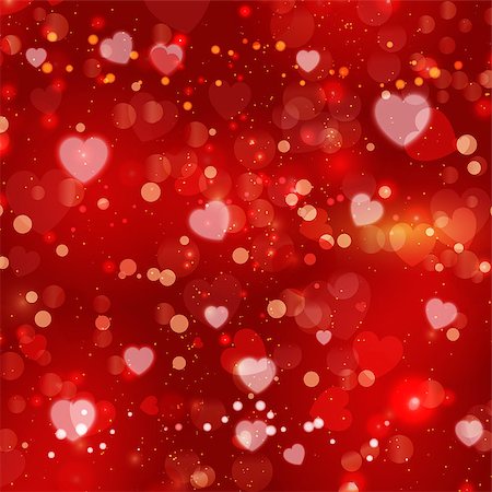 simsearch:400-06528675,k - Decorative hearts background for Valentine's Day Stockbilder - Microstock & Abonnement, Bildnummer: 400-07933522