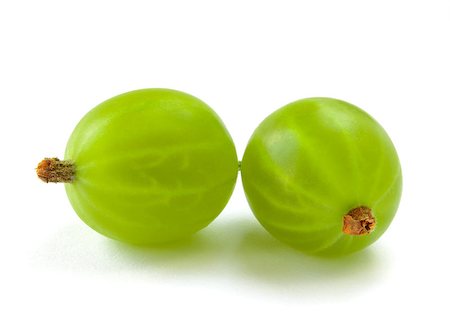 Ripe Gooseberries Isolated on the White Background Photographie de stock - Aubaine LD & Abonnement, Code: 400-07933567