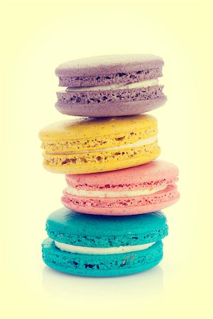 simsearch:400-06564979,k - Colorful macaron cookies. Toned Stock Photo - Budget Royalty-Free & Subscription, Code: 400-07933974