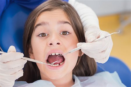 simsearch:400-07684901,k - Portrait of a scared young patient in dental examination in clinic Stock Photo - Budget Royalty-Free & Subscription, Code: 400-07941374