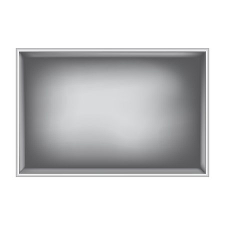 studio023 (artist) - View from above to empty  metallic silver tray angular Stockbilder - Microstock & Abonnement, Bildnummer: 400-07954597