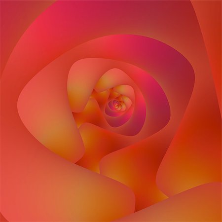 simsearch:400-06699301,k - An abstract fractal image with a spiral labyrinth design in pink and orange. Stock Photo - Budget Royalty-Free & Subscription, Code: 400-07954746