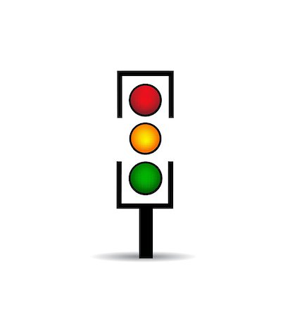 simsearch:400-04233860,k - traffic light icon Foto de stock - Super Valor sin royalties y Suscripción, Código: 400-07955002