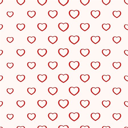 simsearch:400-05075691,k - Seamless simple minimalistic heart background Valentine day Photographie de stock - Aubaine LD & Abonnement, Code: 400-07956895