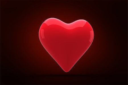 simsearch:400-07957226,k - Red heart against red background with vignette Stock Photo - Budget Royalty-Free & Subscription, Code: 400-07957226