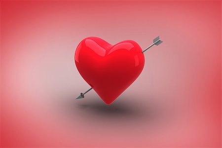 simsearch:400-07957226,k - Red heart against red vignette Stock Photo - Budget Royalty-Free & Subscription, Code: 400-07957228